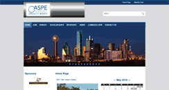 Desktop Screenshot of dfwaspe.org